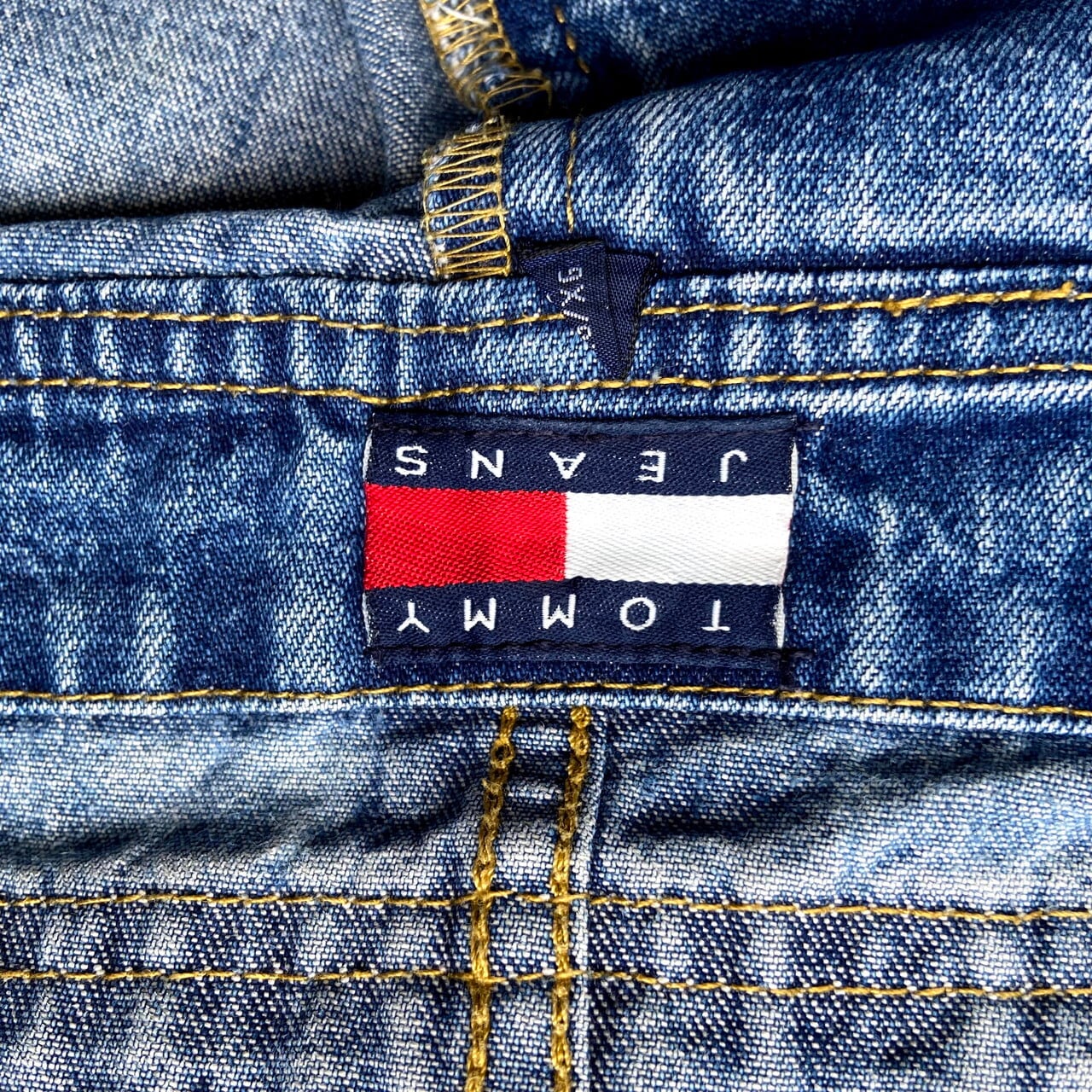 90年代 TOMMY HILFIGER トミー オーバーオール メンズXL 古着 90s