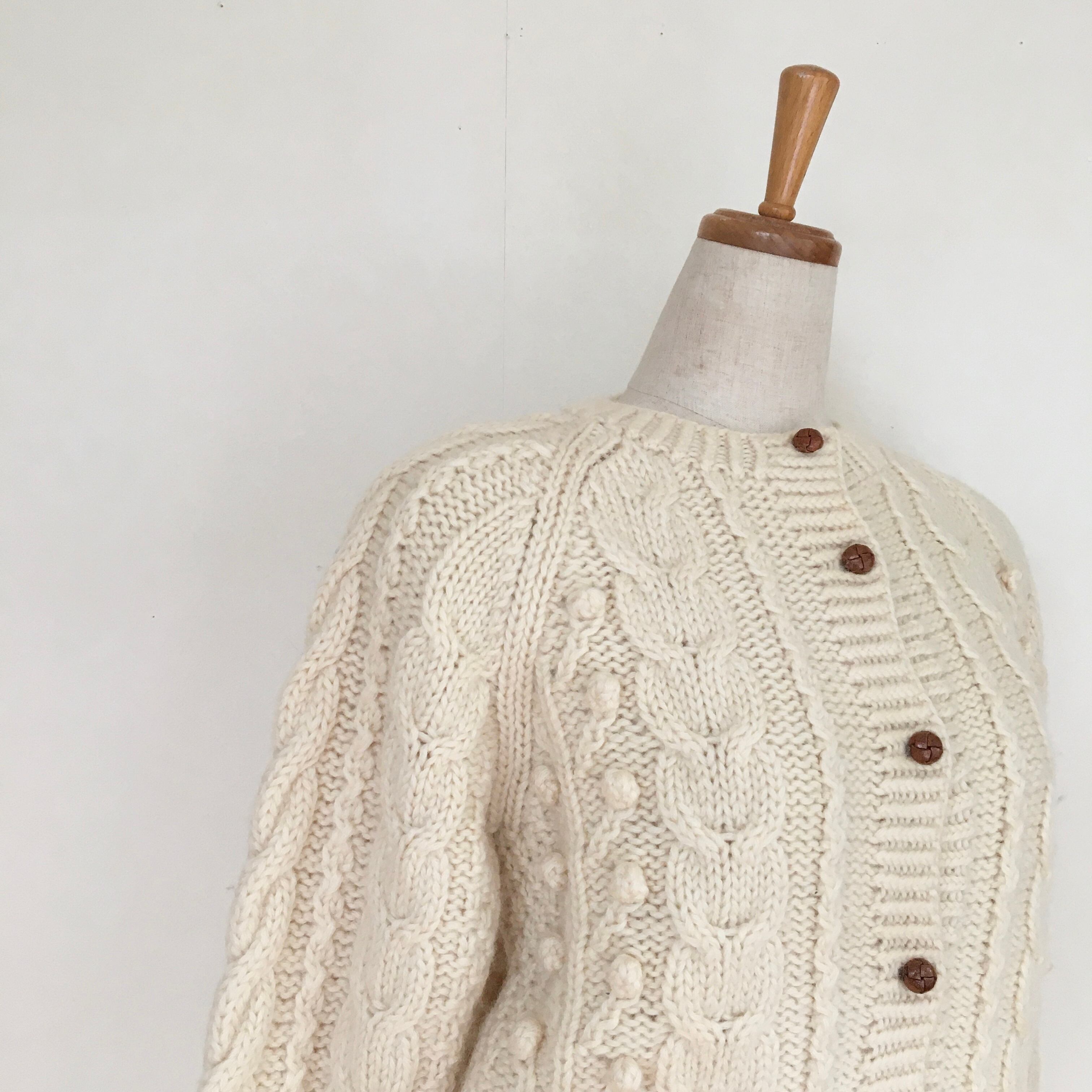 Fisherman knit cardigan