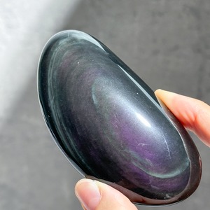 ころん♡レインボーオブシディアン パーム33◇Rainbow obsidian◇天然石・鉱物・パワーストーン