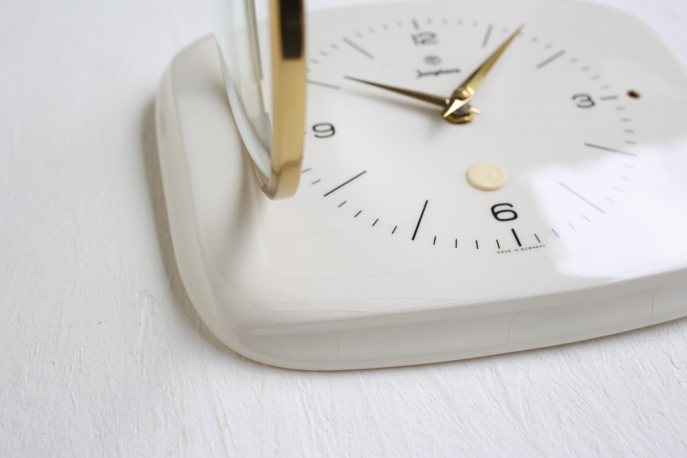 ドイツ アンティーク ヴィンテージ Junghans ユンハンス 陶器 掛時計