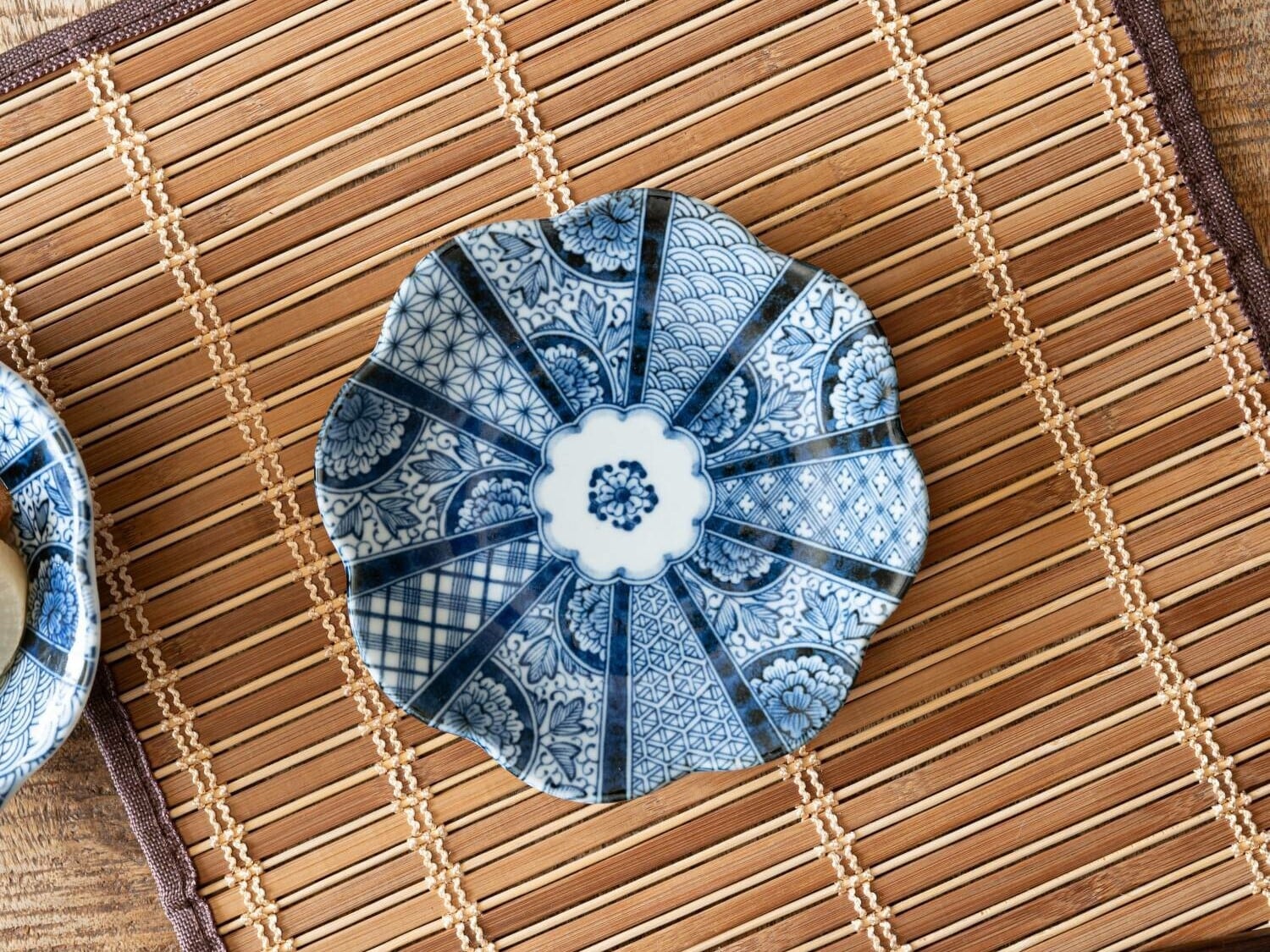 others | 藍京花 16cm皿