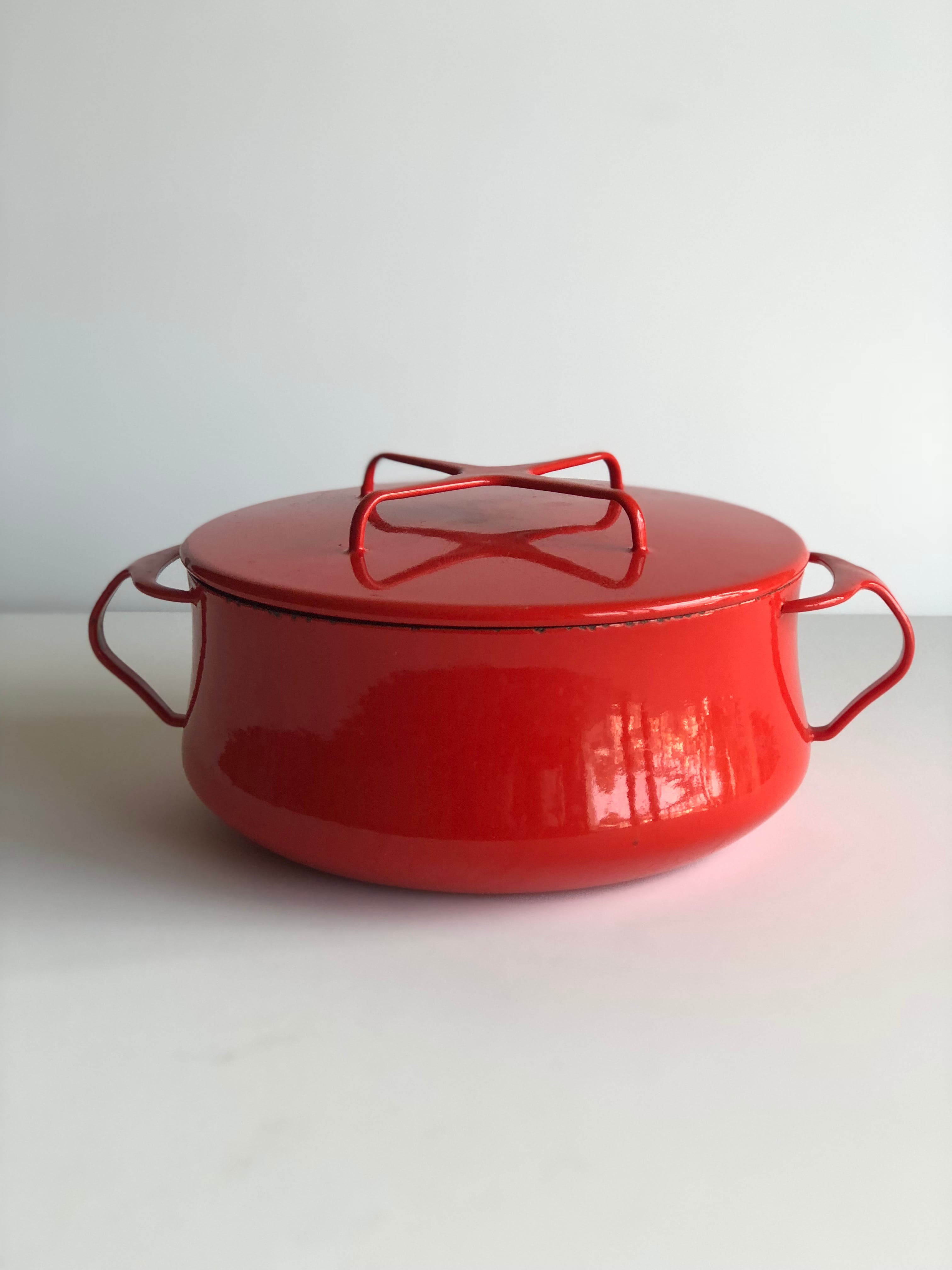 お値下げ　名品！北欧アンティーク　オールドダンスク Dansk enamelpot ダンスク 鍋 ビンテージ | R