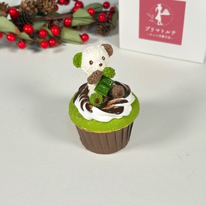 レアくまさんのカップケーキオブジェ 板チョコVer