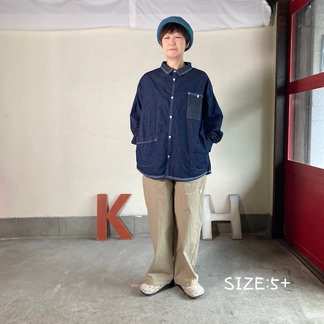 快晴堂 レディース メンズ シャツ ステッチ沢山シャツ HAYATE デュアル