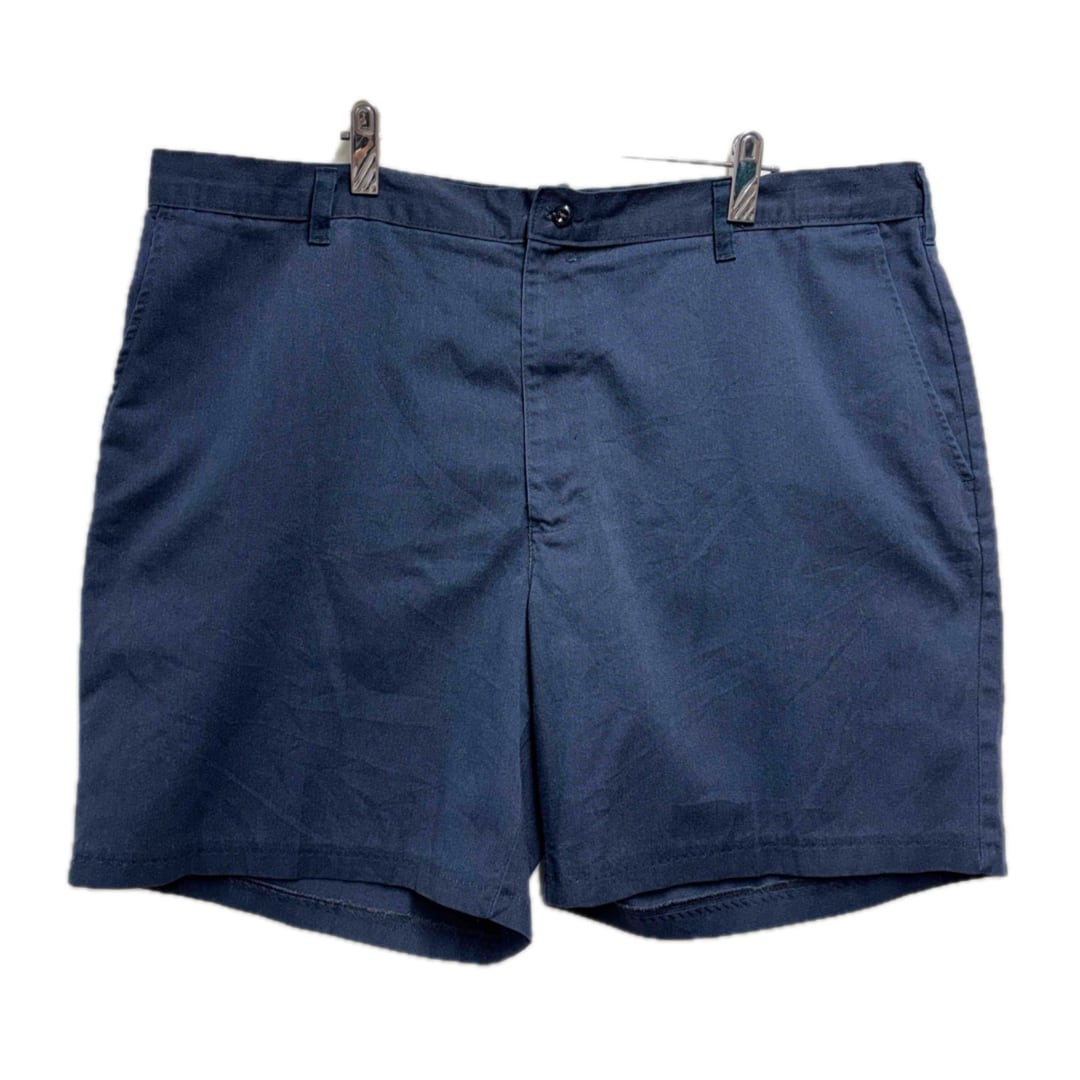 90s USA製 SOLO SEMORE デニムショーツ 34 濃紺 バギーショーツ ワイド