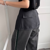 2wayレイヤードラップbelt/ブラック