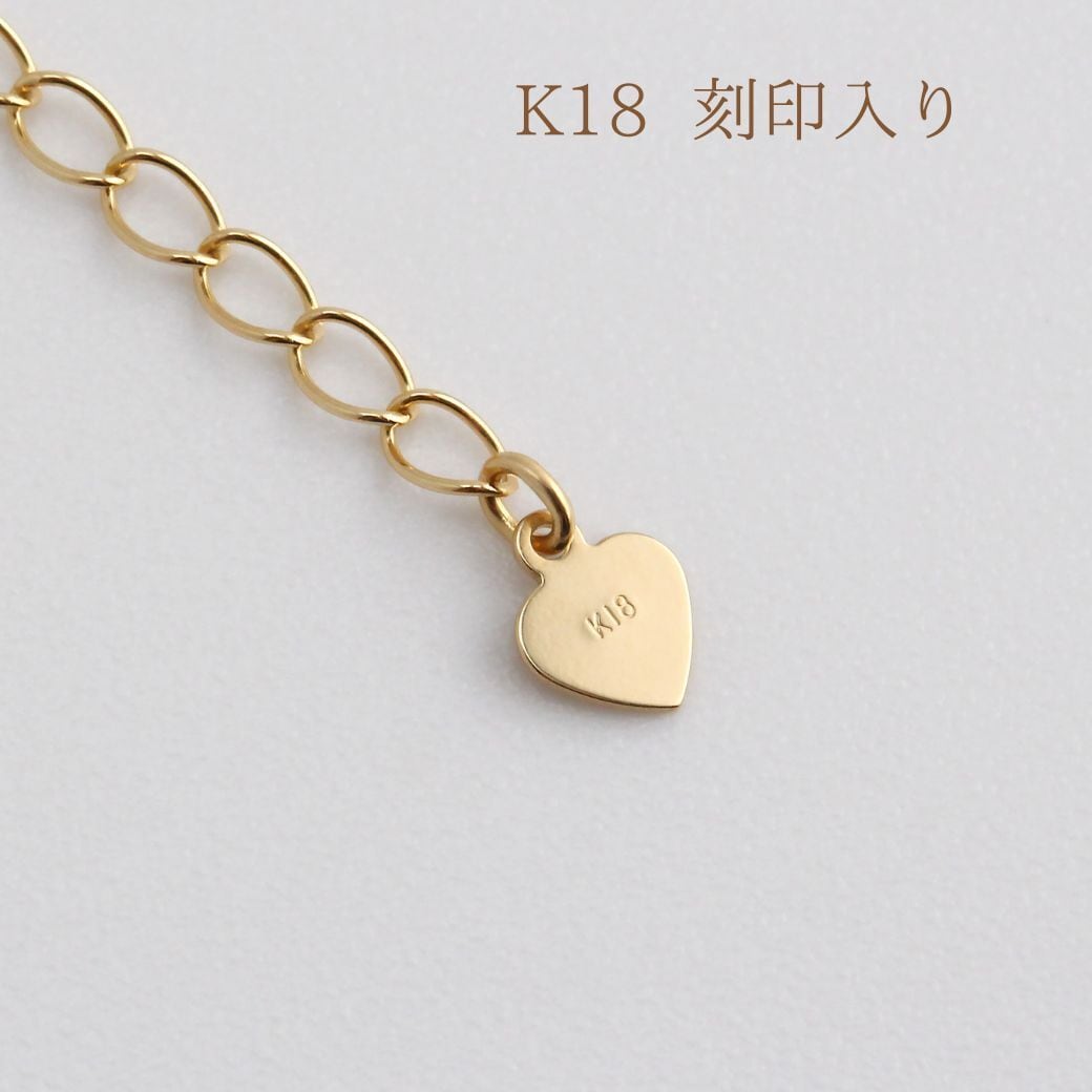 K18 フルールペタルチェーンブレスレット 18cm No.210 | スキン