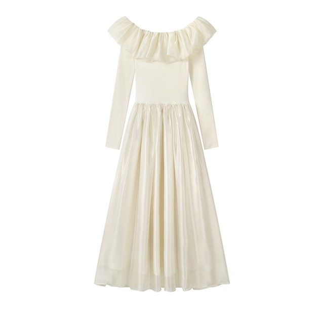 noble offshoulder knitdress