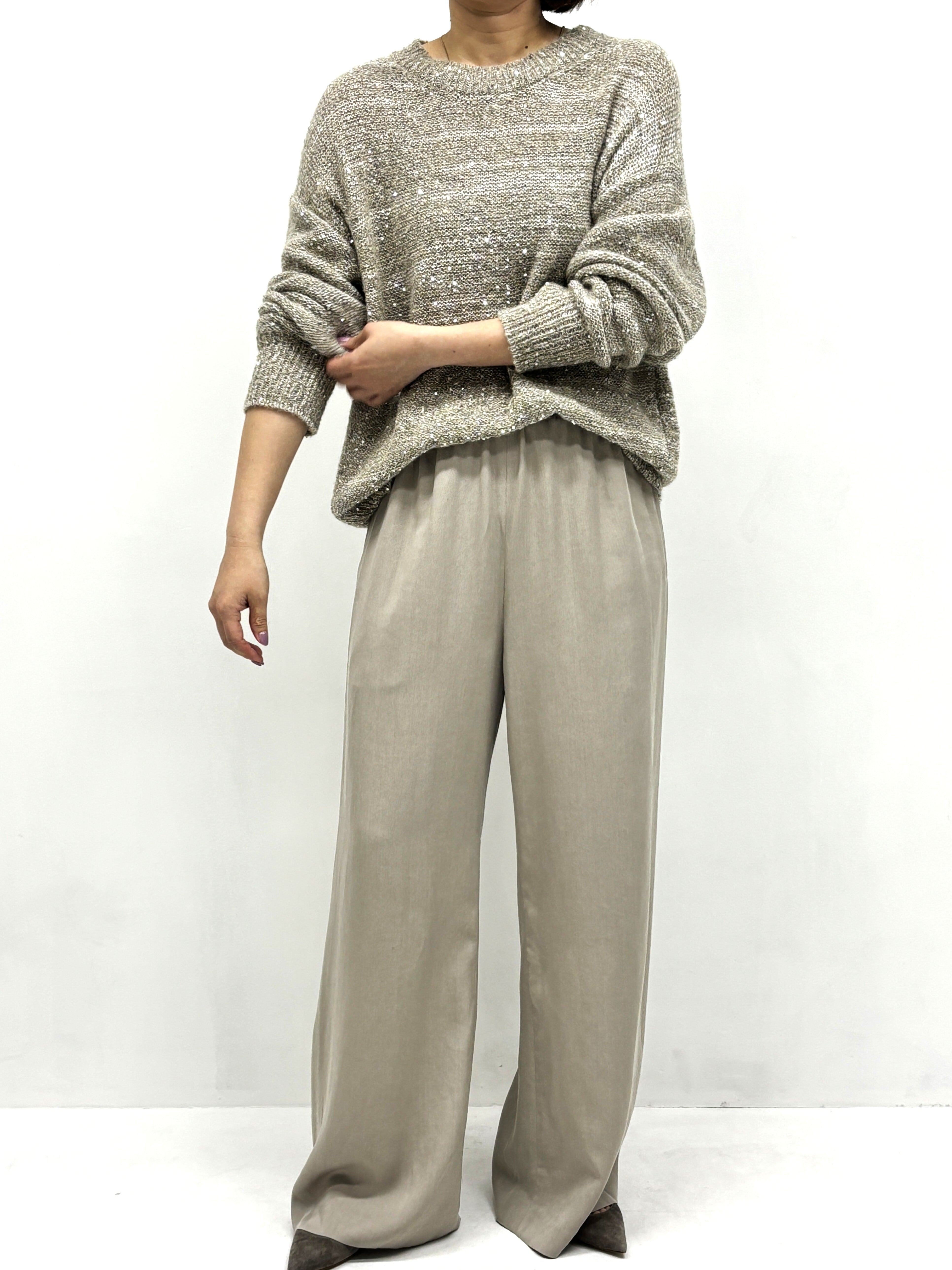 フィブリルテンセルイージーパンツ(グレー)