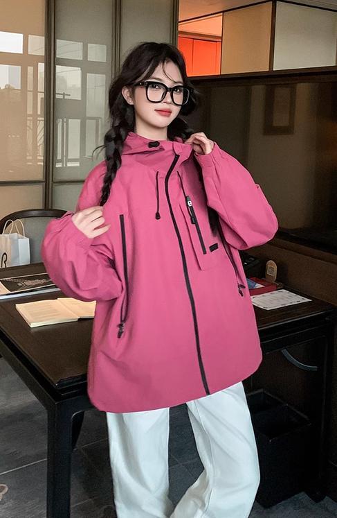 ローズピンクのフード付きジャケット | signal 日本未入荷勢揃い！全品