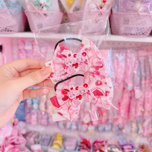 【R7】42-6布リボンツインヘアゴム