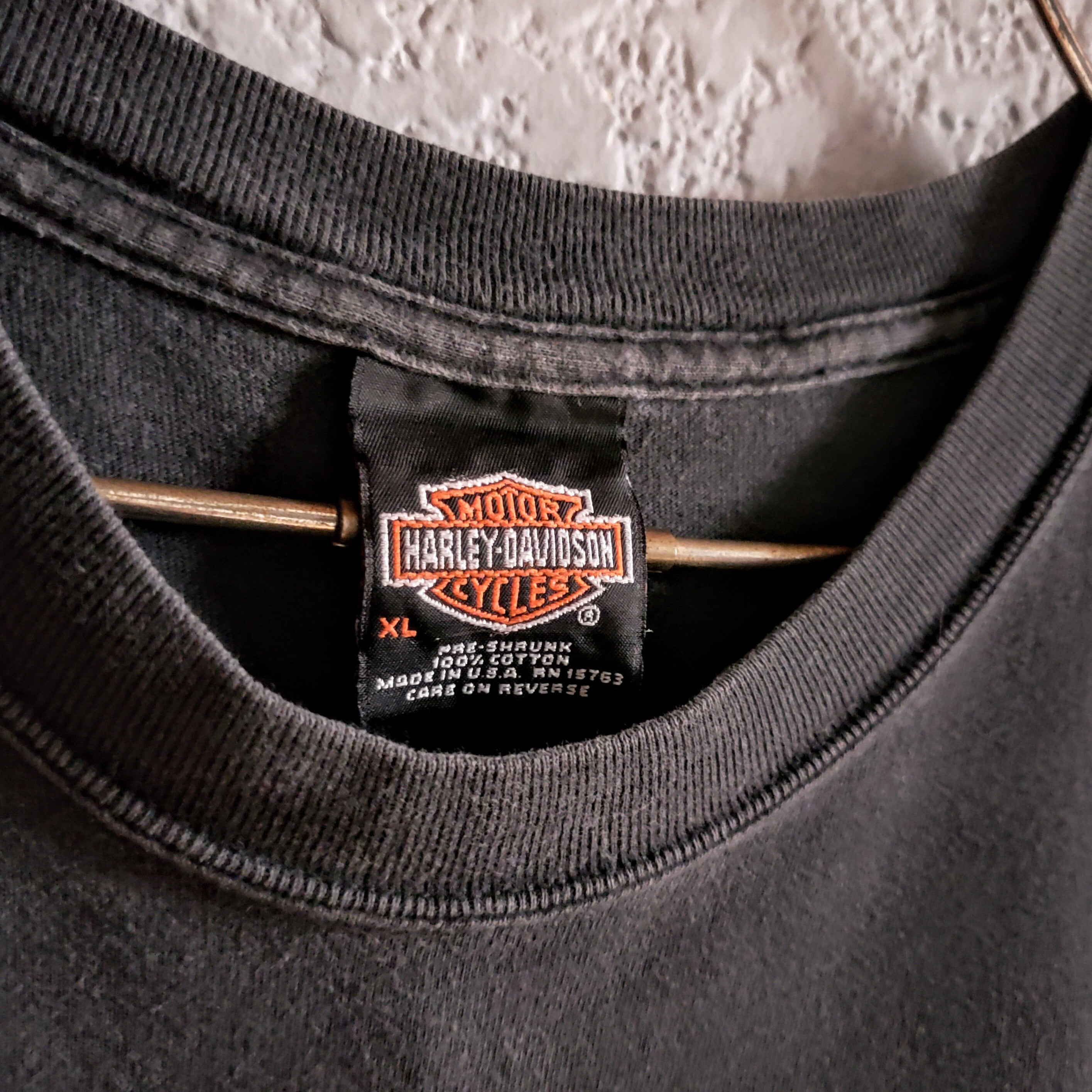 古着 ハーレーダビッドソン ノースリーブ Tシャツ USA製 HARLEY