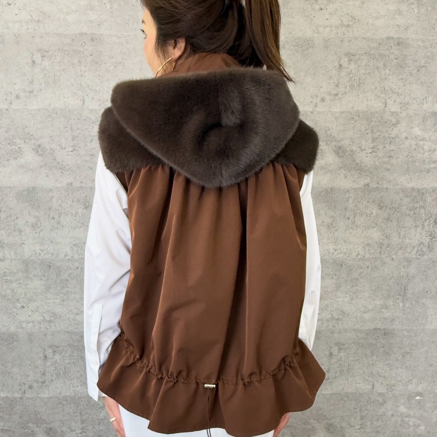 専用★新品♡anna Kerry♡ファーベスト♡送料込み アンナケリー Annakerry HOOD FUR VEST | Sister by ParisLagar
