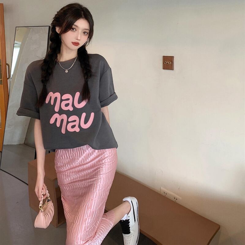 Tシャツ シャツ サマーグレールーズ薄手 夏物 ブラックストロベリース16853027194