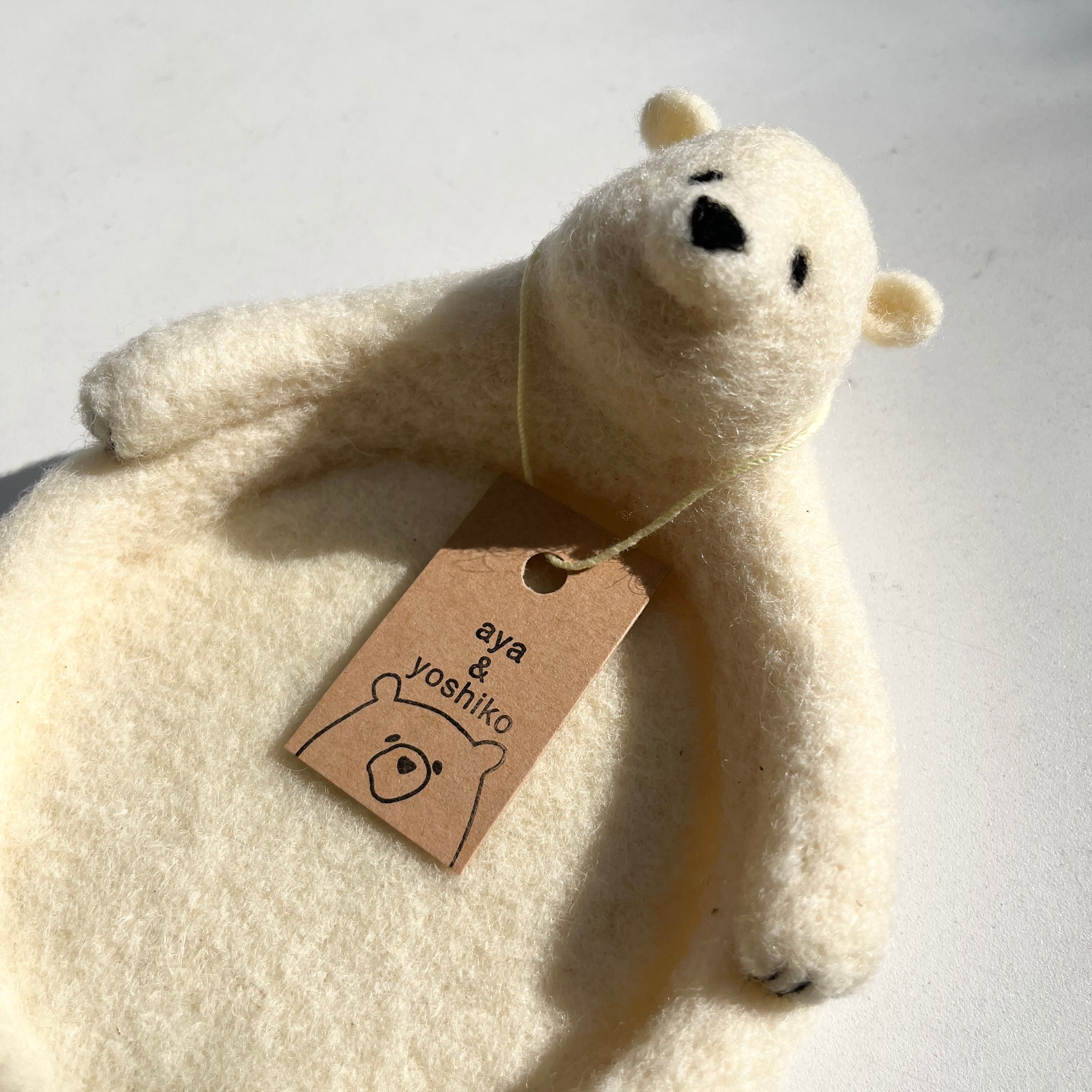 aya&yoshiko シロクマ コースター