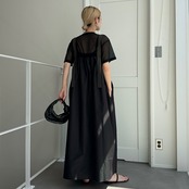 アジャストギャザージャンパーSK/ブラック