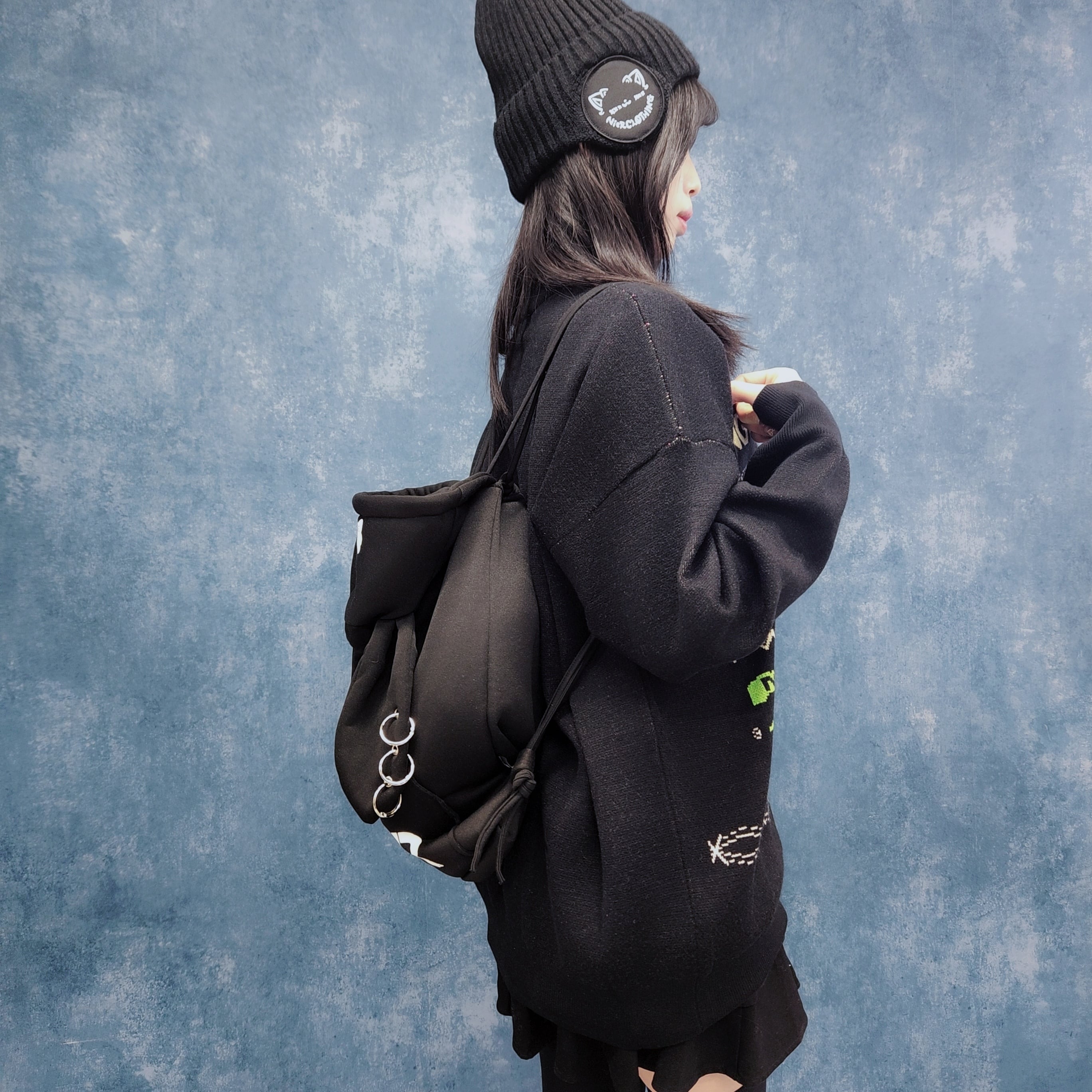NIERうさ耳PARKAフリースナップサック | NIER CLOTHING