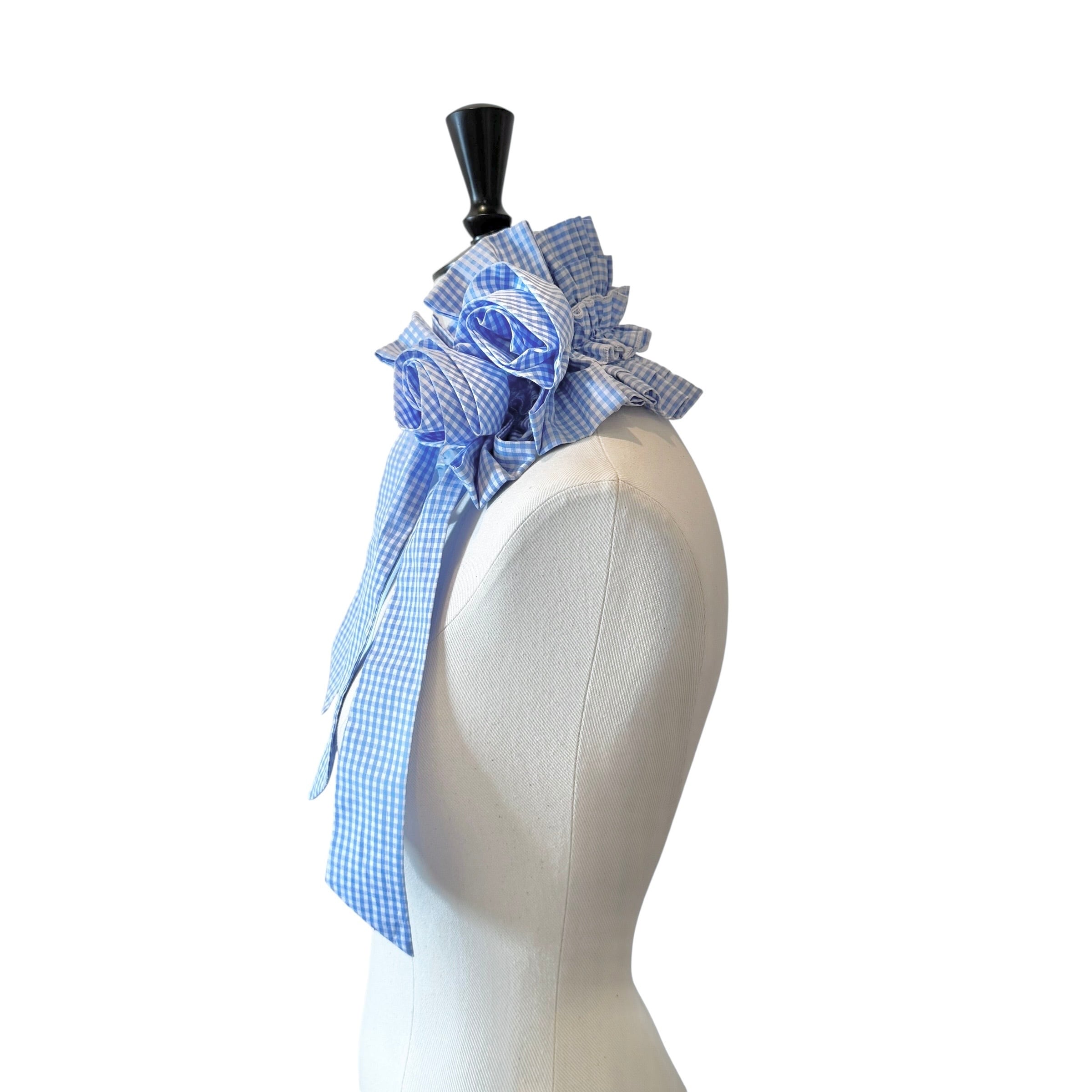 ローズリボンヘッドドレス　BLUE