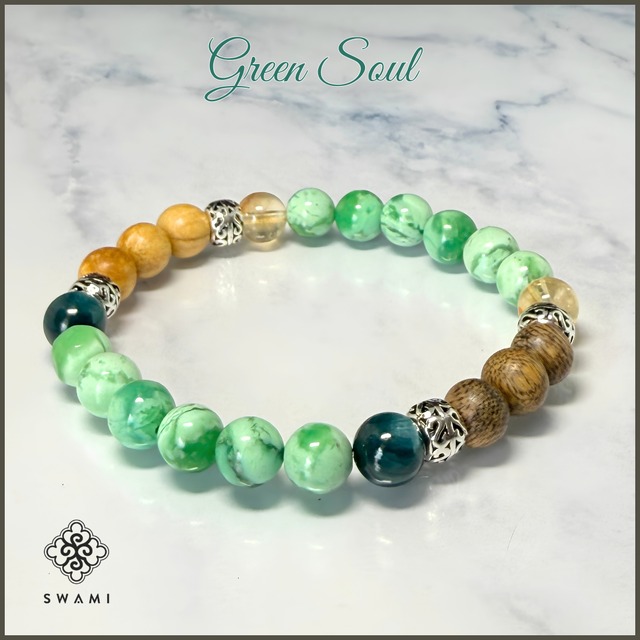 SWAMI スワミブレスレット グリーンソウル（Green Soul）（1点物）