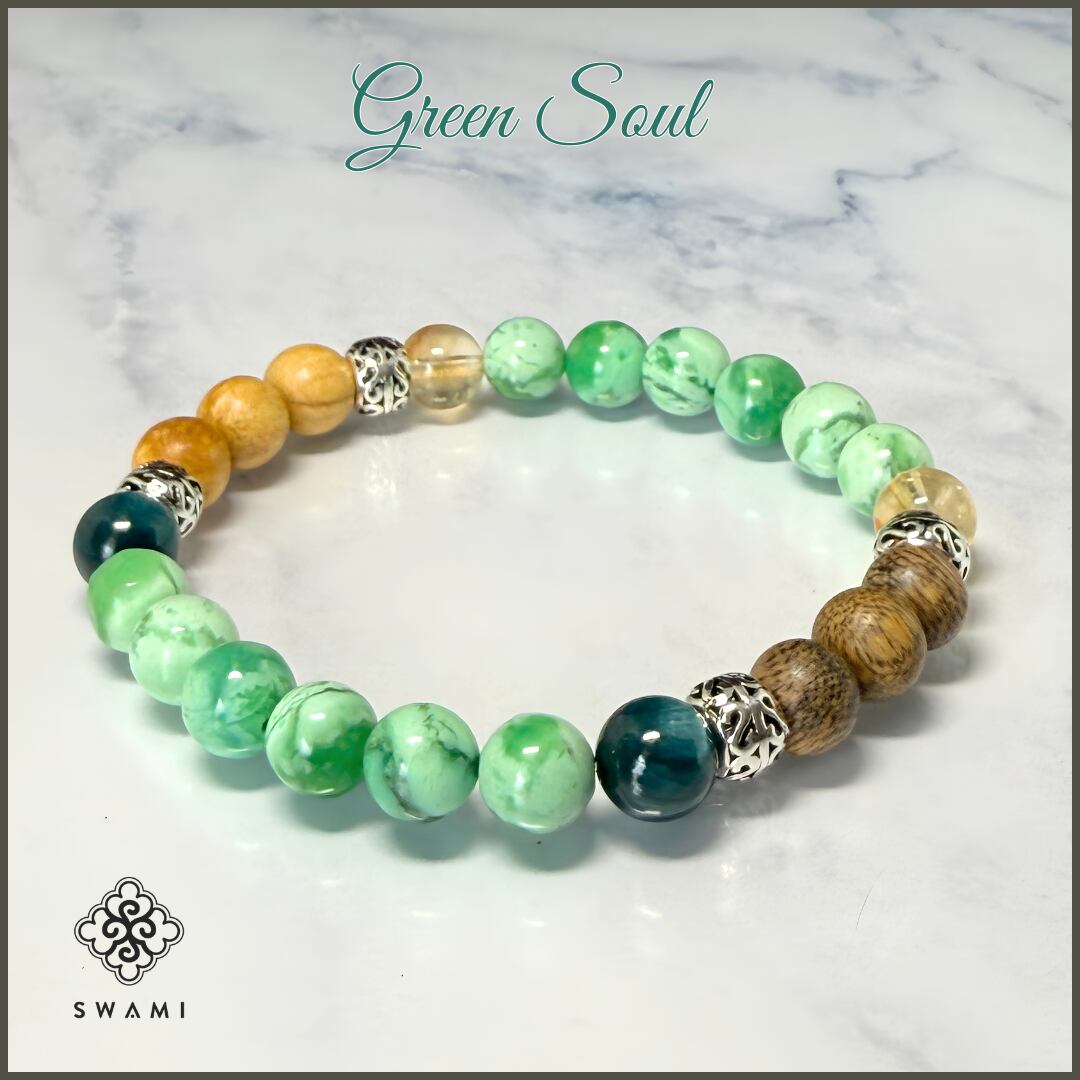 SWAMI スワミブレスレット グリーンソウル(Green Soul)(1点物)