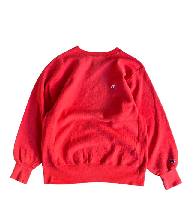 Vintage 90s L Champion reverse weave sweatshirt -SALMON PINK-