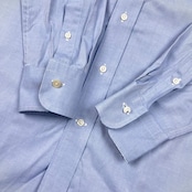 J.PRESS ジェイプレス PREMIUM PLEATS BD ボタンダウン 長袖シャツ LL/ブルー系 メンズ