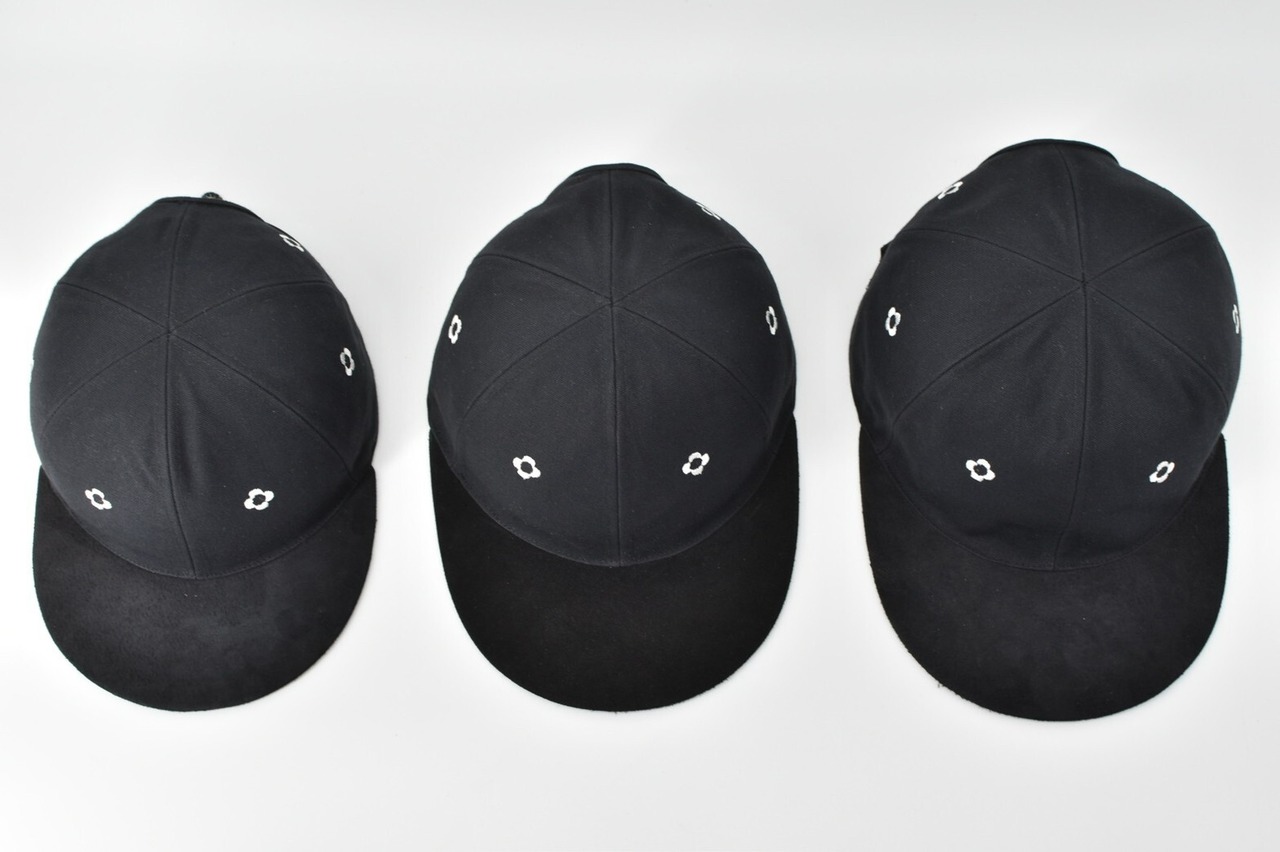 Flower 刺繍　6pael CAP