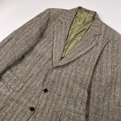 70s ビンテージ USA製 Barrington バーリントン Harris Tweed ハリスツイード 2B テーラードジャケット サイズ L~XL程度 /ユニオンチケット