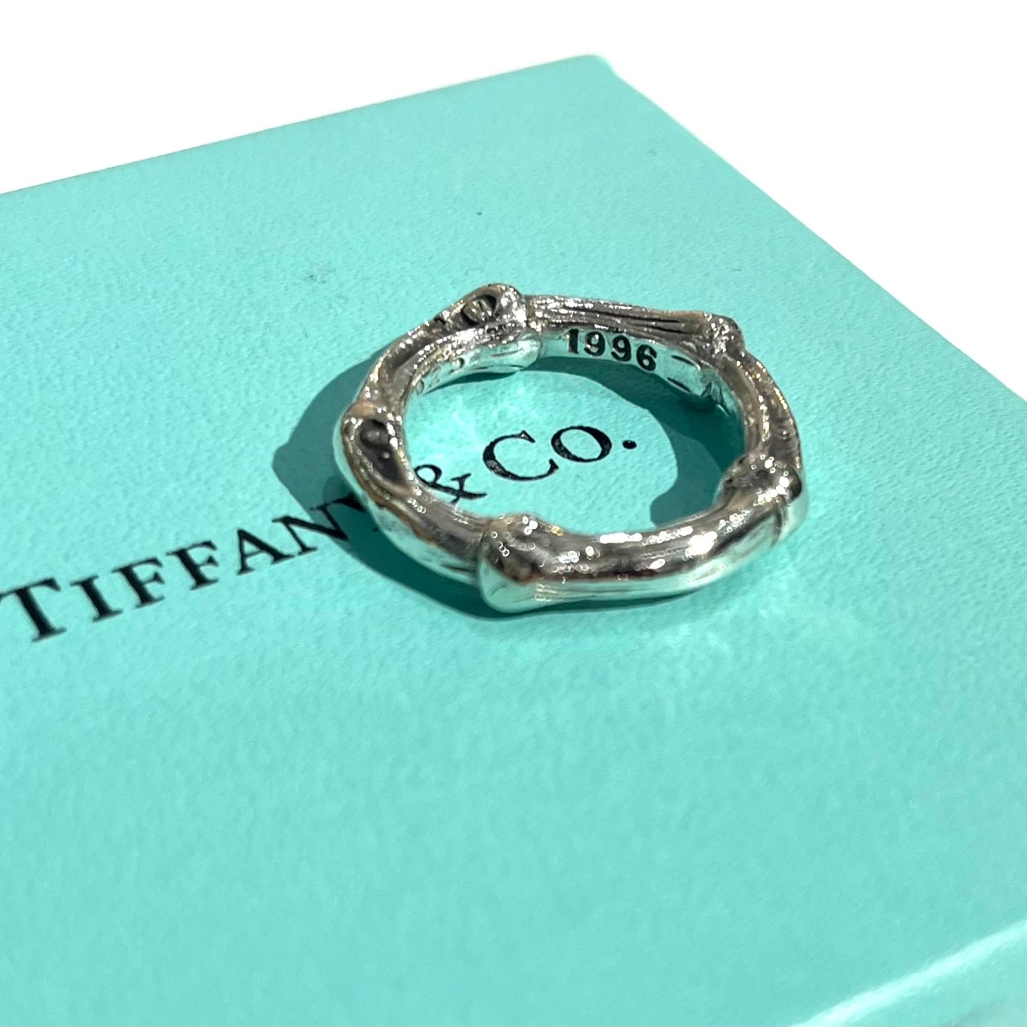TIFFANY&CO.】2065 TIFFANY &CO バンブーリング 14-15号／シルバー925