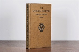 【CV395】THE AOTOMOBILE ASSOCIATION FOREIGN TOURING GUIDE / display book