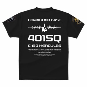 401SQ ドライＴシャツ ブラック