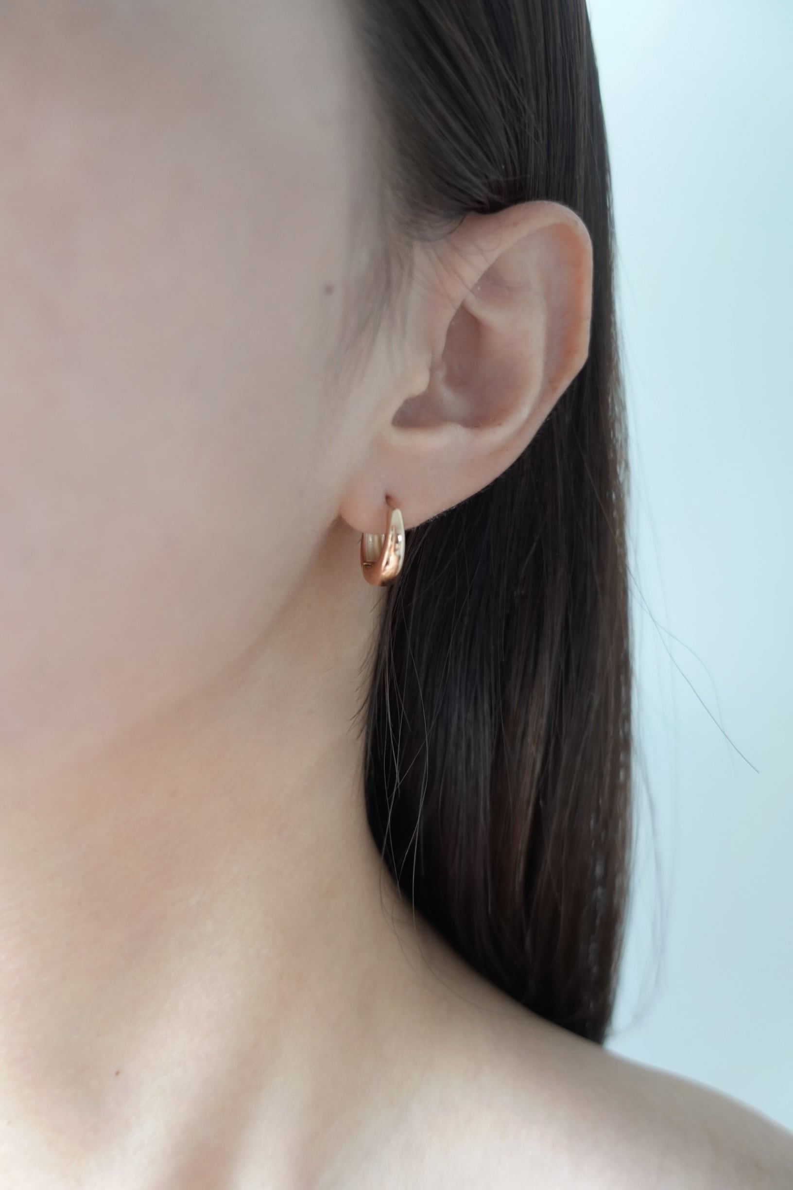 drop hoop pierce | 金属アレルギー対応のアクセサリー crea.jewelry