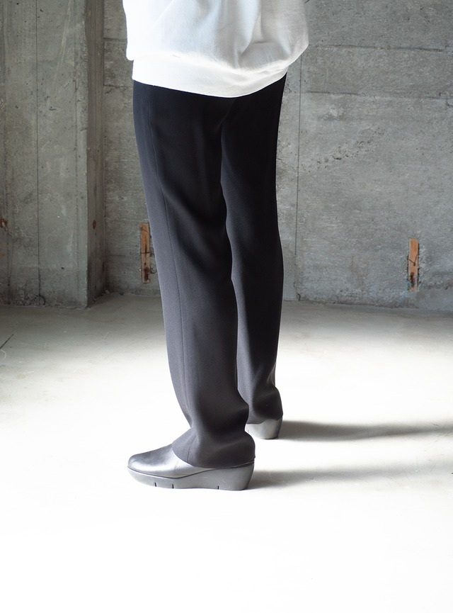 "Mydol" 1990s Tuck georgette trousers