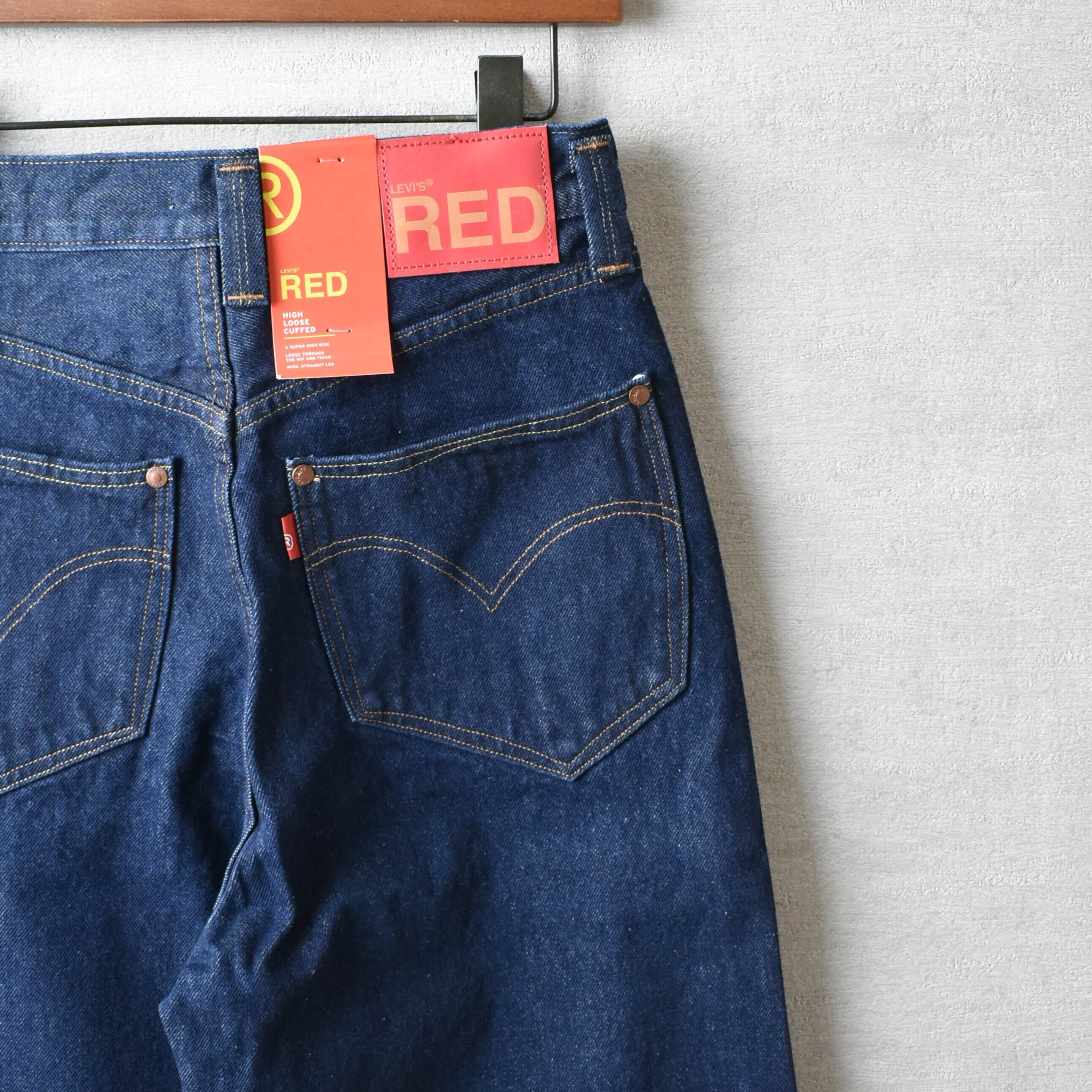 [NEW] LEVI'S RED HIGH LOOSE CUFFED インディゴ A2682-0001 26inch