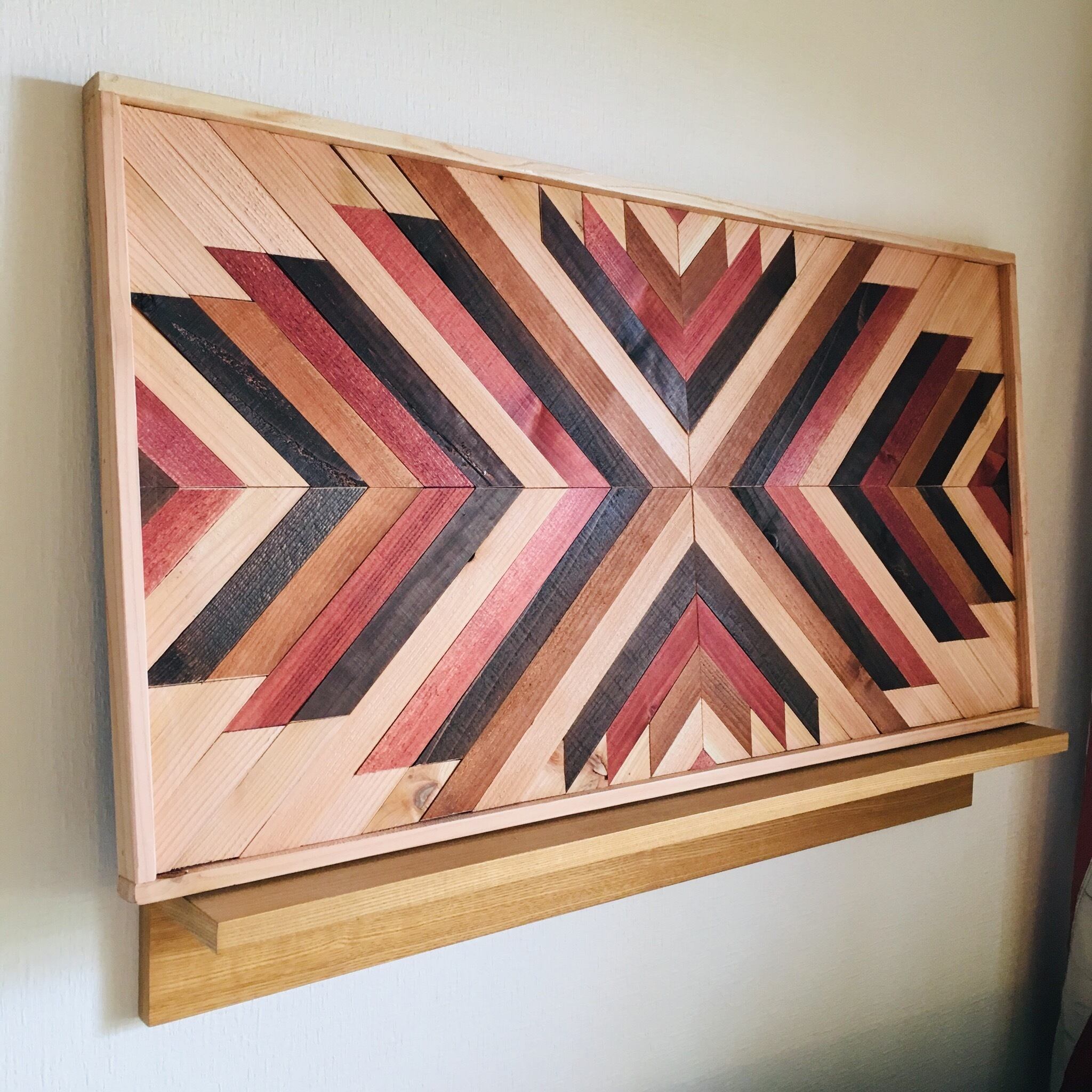 ウッド ウォール タペストリー 90×45 NATIVE “MahoganyRed” | GENERAL