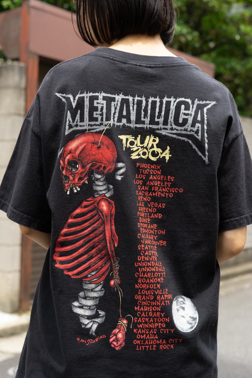 FABRIC MADE IN USA】04's METALLICA PUSHEAD Madly in Anger with the
