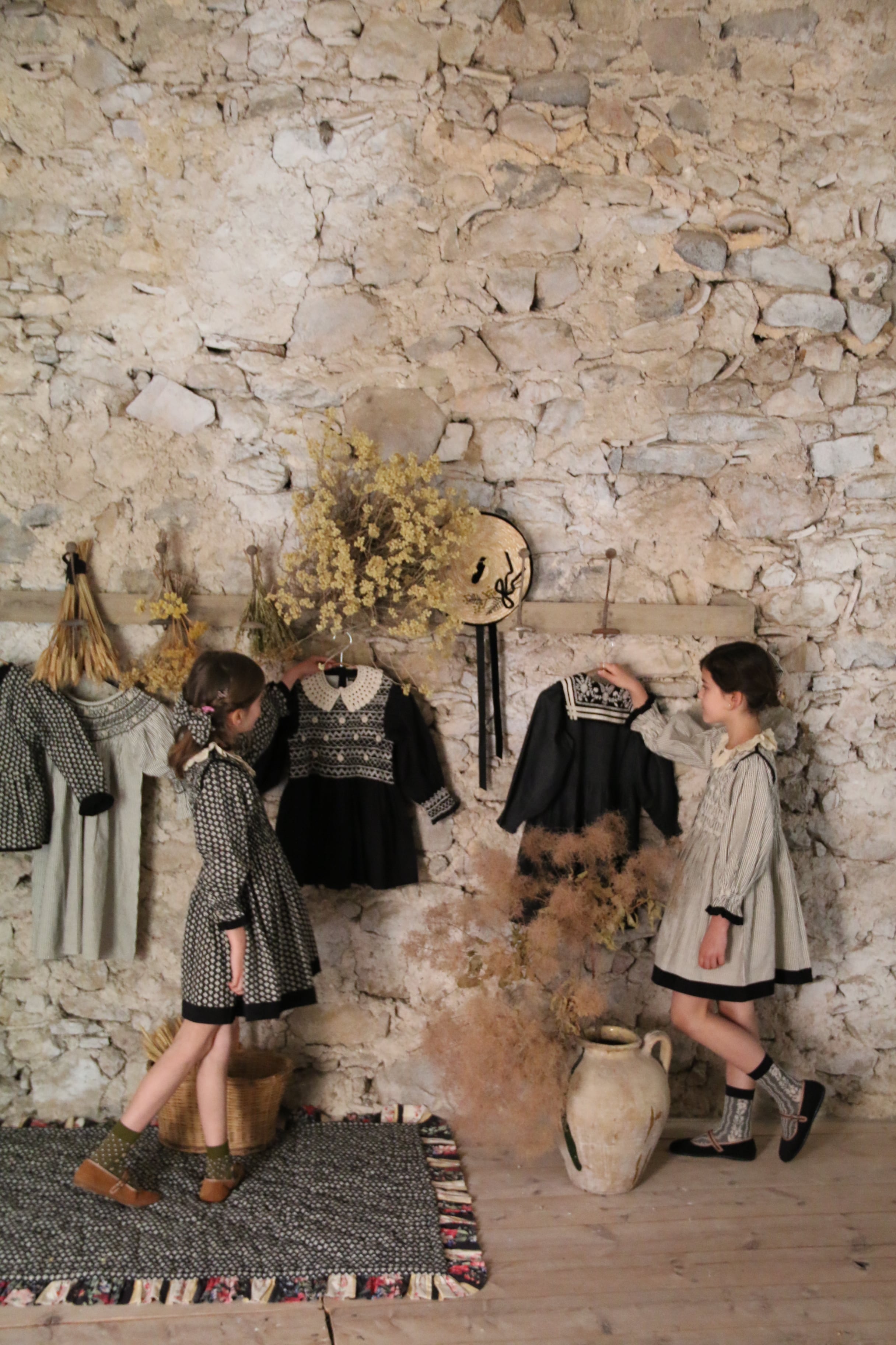 BONJOUR DIARY Tunique with hair clip provencal print 2-6y