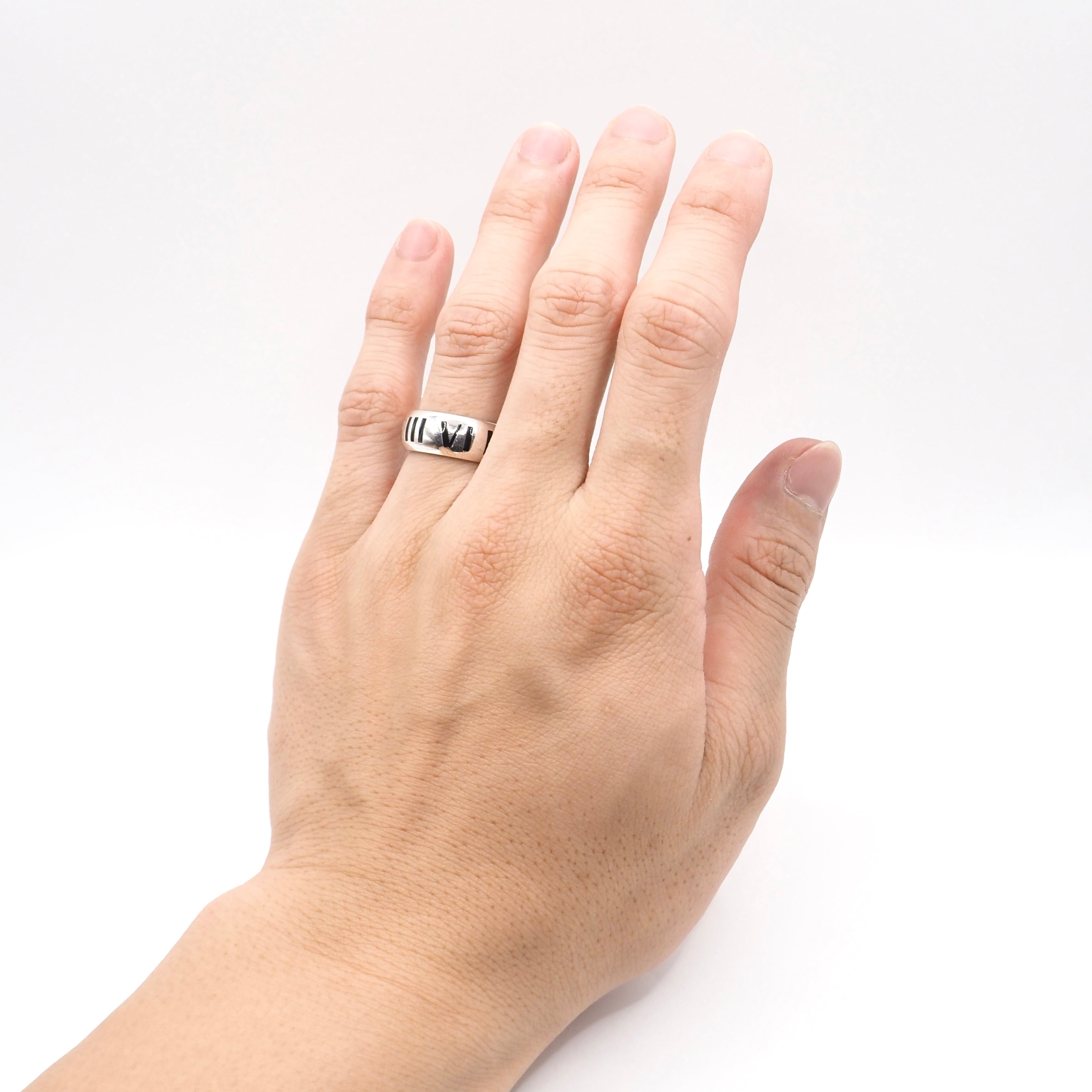 Tiffany&Co. 約12号 アトラス リング シルバー925 ティファニー