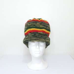 ジャマイカ直輸入タム　Camo×Rasta 1