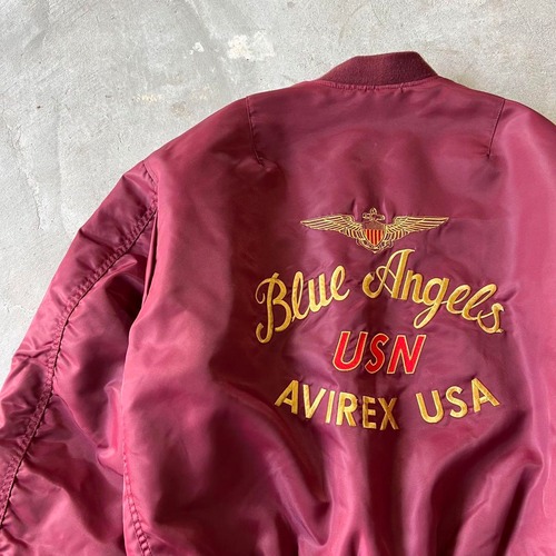 AVIREX / Blue Angels reversible bomber jacket size M