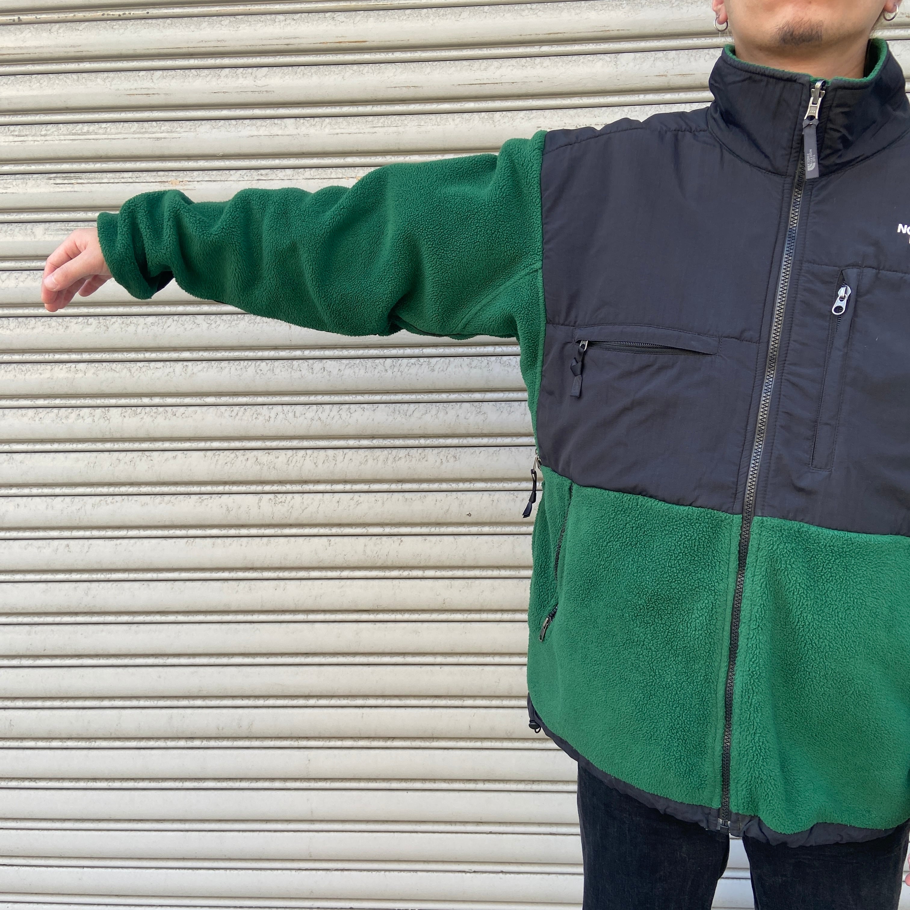 THE NORTH FACE デナリジャケット フリース 緑 ポーラテック L THE NORTH FACE デナリジャケット フリース 緑 ポーラテック L