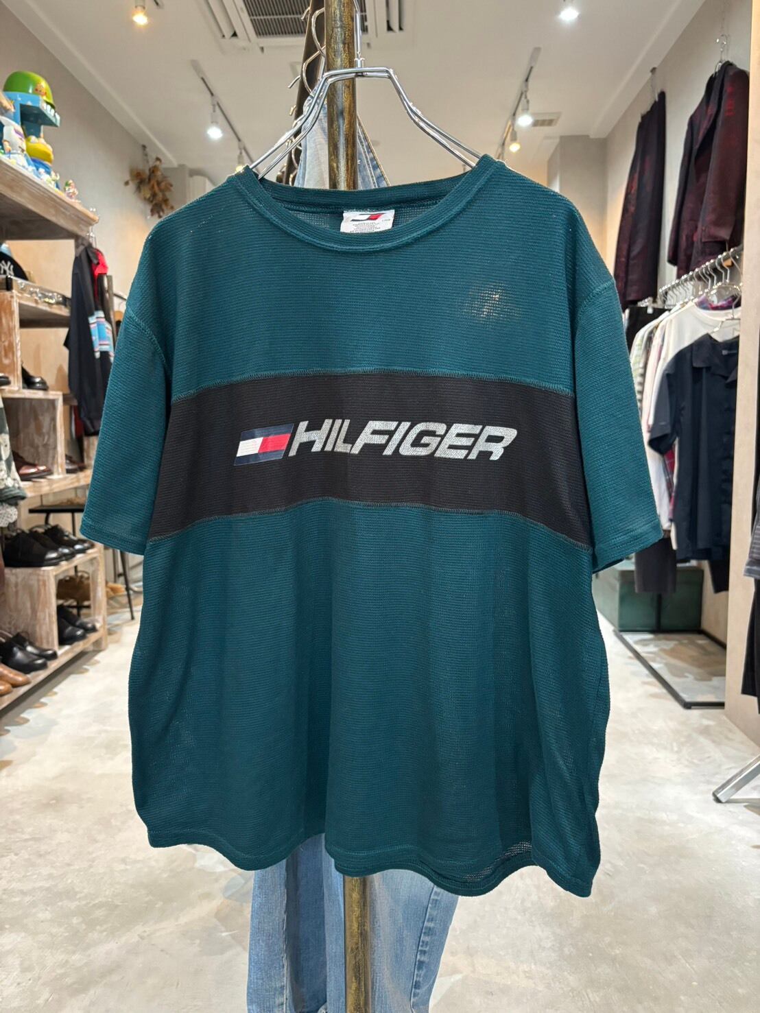 1990's~ TOMMY HILFIGER ロゴプリントTシャツ USA製