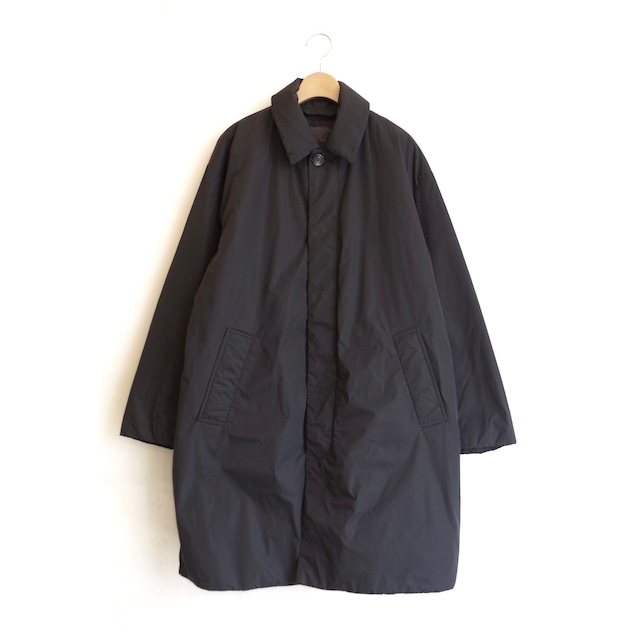comm.arch.  Padded Soutien Collar Coat Blackout
