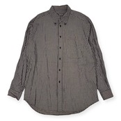Eddie Bauer エディーバウアー チェック BD ボタンダウン 長袖シャツ M/メンズ レーヨン混 アウトドア