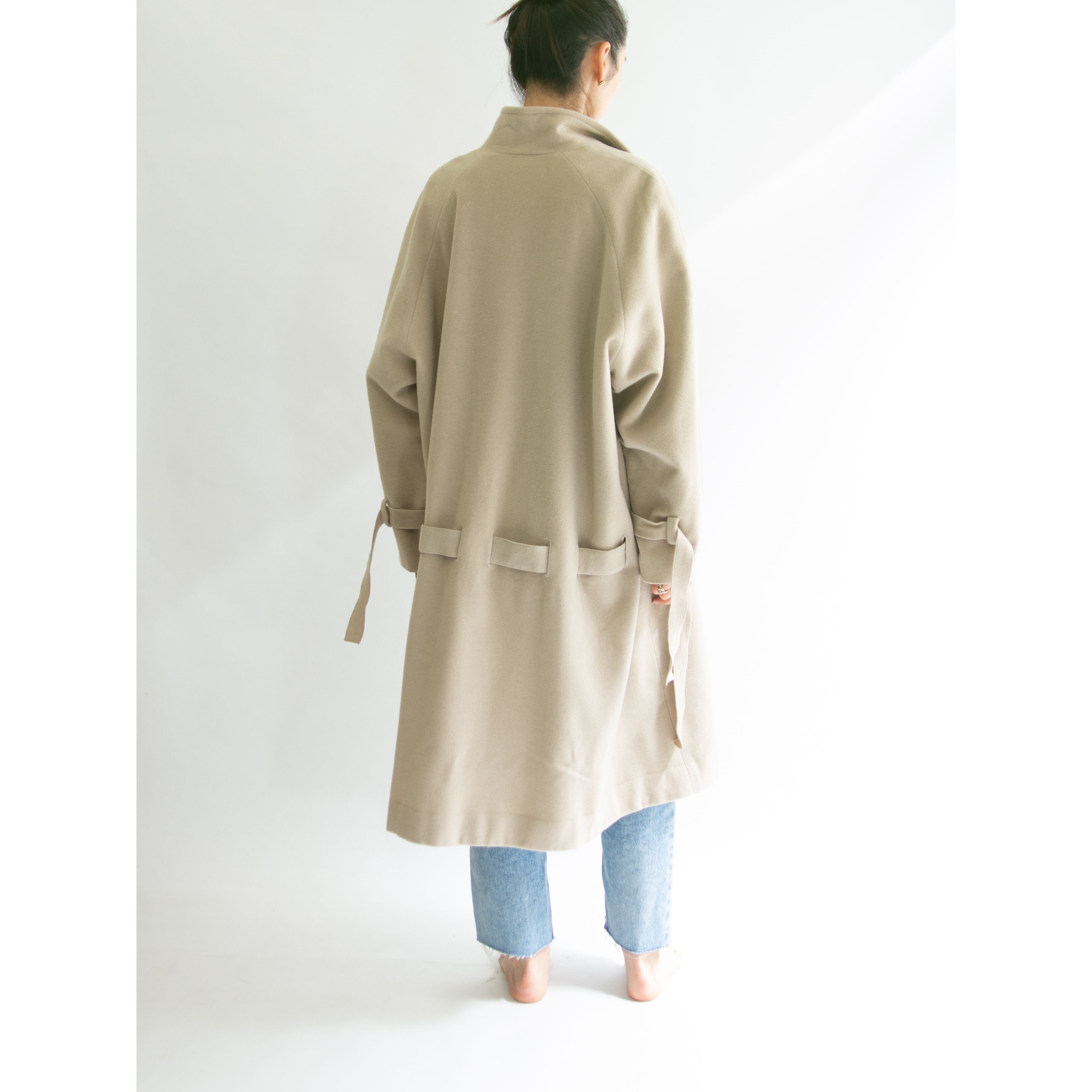 BALLY】Wool-nylon belted coat（バリー ウールナイロン