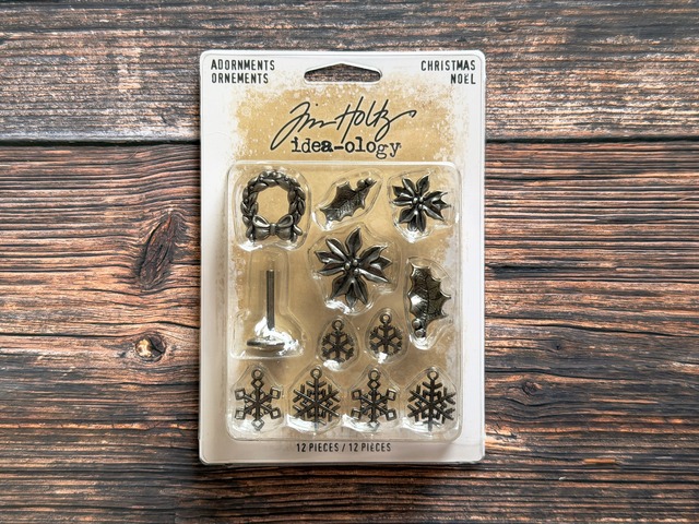 Tim Holtz　クリスマスのオーナメントセット Idea-ology Adornments Christmas 2025 TH94445【Tim Holtz（ティムホルツ）】[TH-253m]