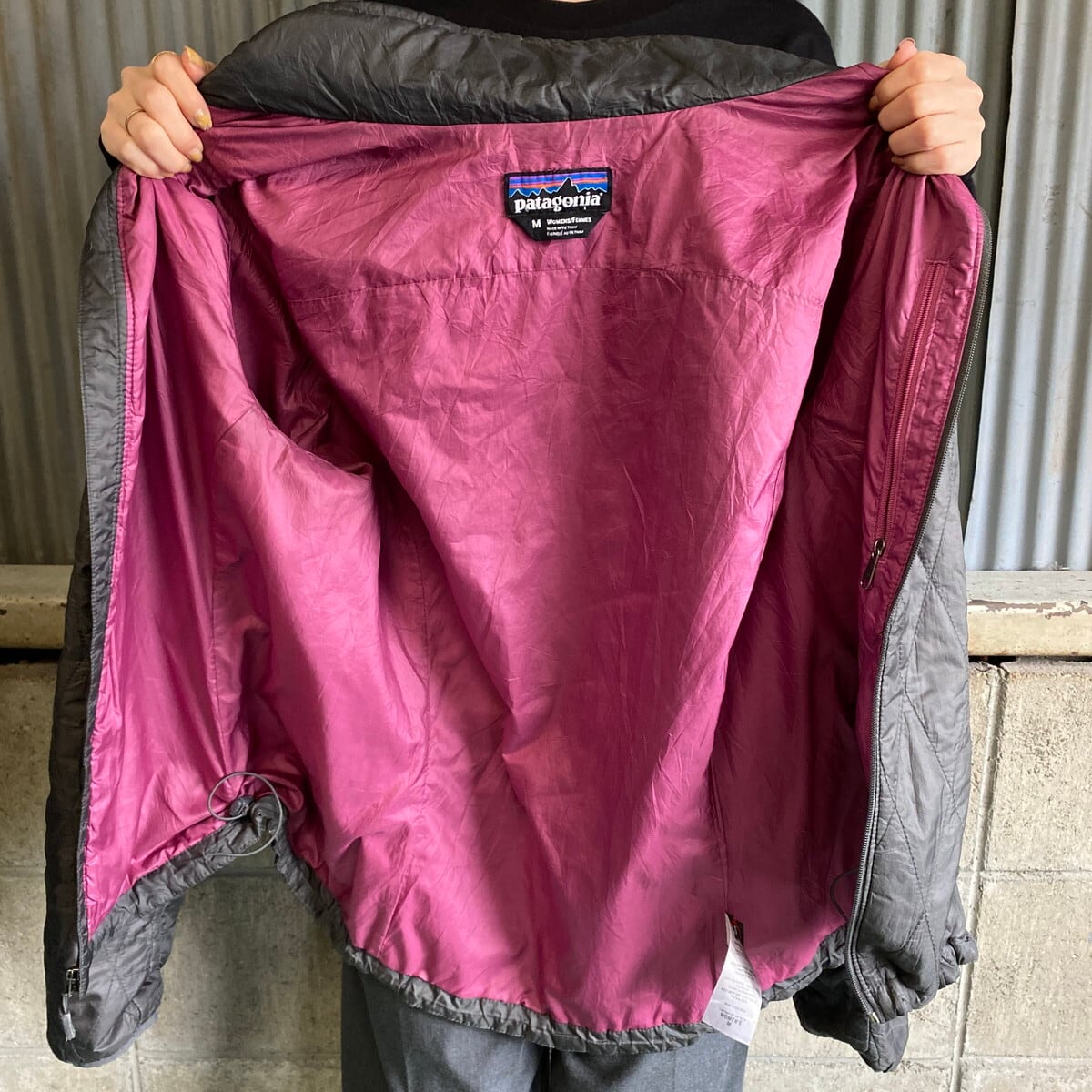 パタゴニア　キルティング　ジャケット　ナノパフフーディ　ピンク　L ウィメンズ 13年製 パタゴニア ナノパフジャケット キルティングジャケット
