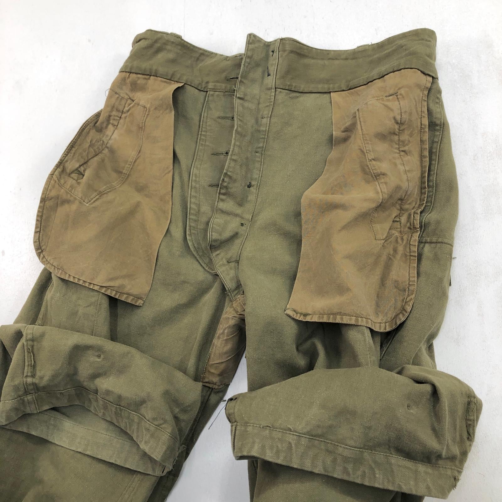 FRENCH ARMY フランス軍 50年代 M-47 カーゴパンツ 前期型 オリーブ