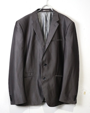 【Caka act2】Stripe Pattern Vintage Metallic Tailored Jacket