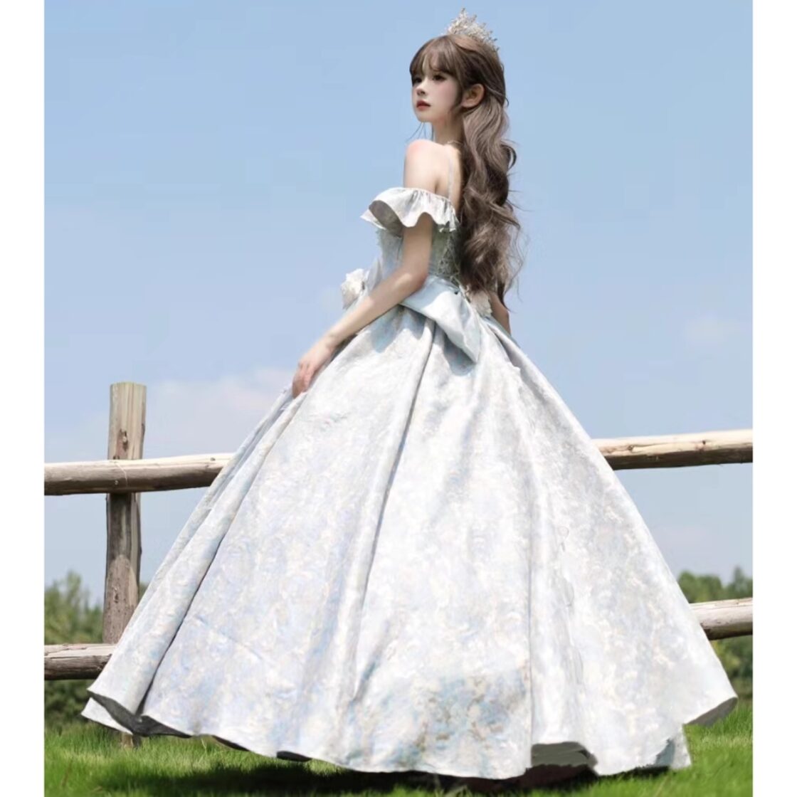 ロリータファッション通販 SEASONZ ゆめかわ 花嫁 ドレス ロング